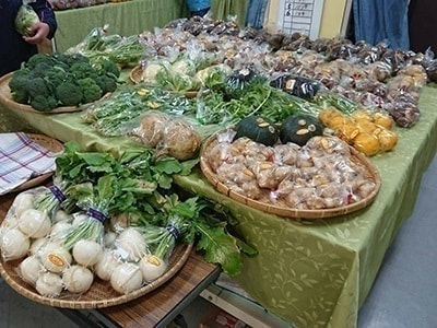 あい菜市の様子