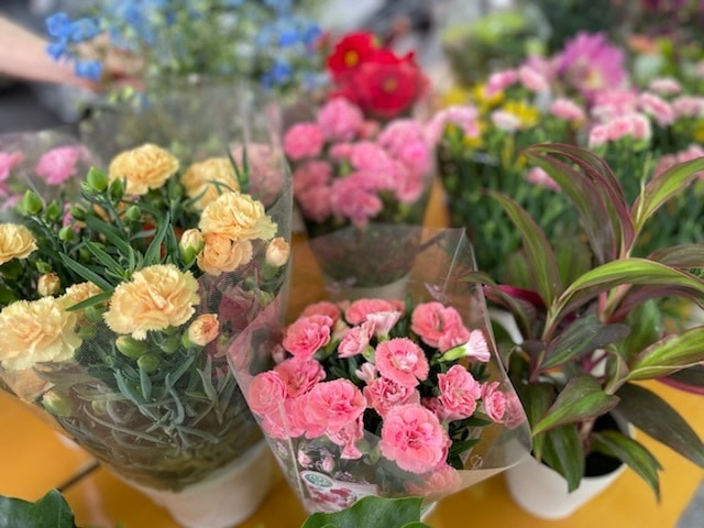 あい菜市の様子