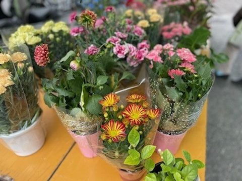あい菜市の様子