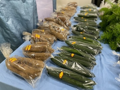 あい菜市の様子