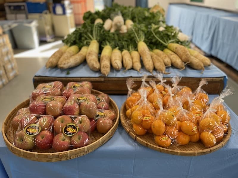 あい菜市の様子