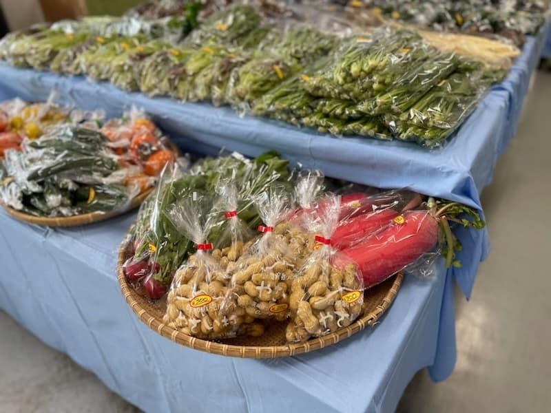 あい菜市の様子