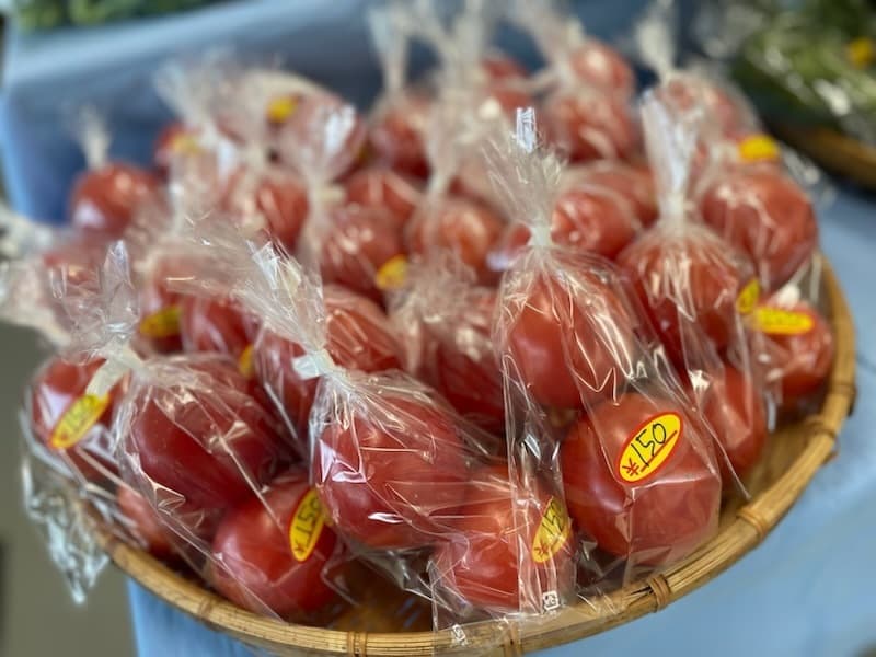 あい菜市の様子